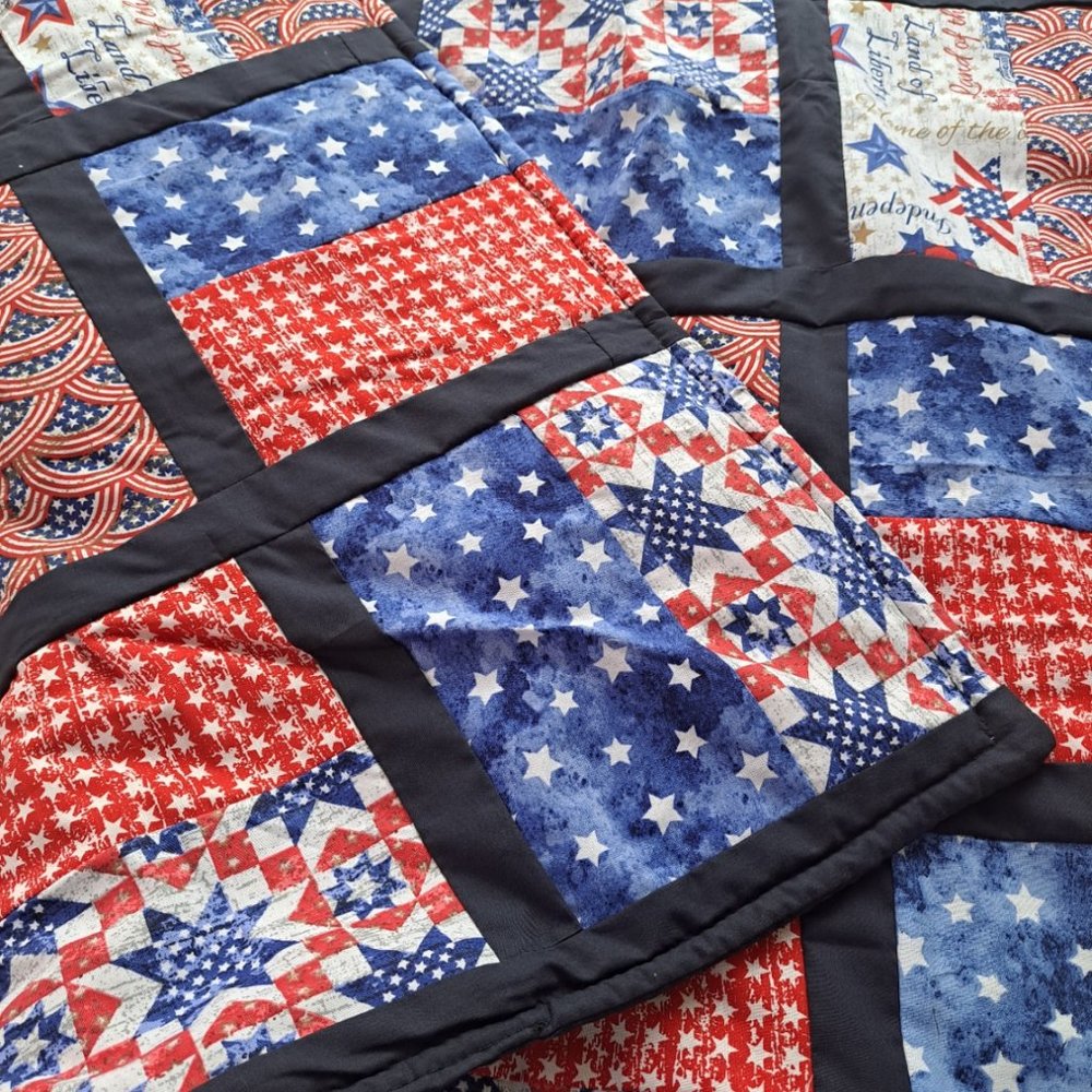 Handmade blanket/quilt - Picture 2 of 3